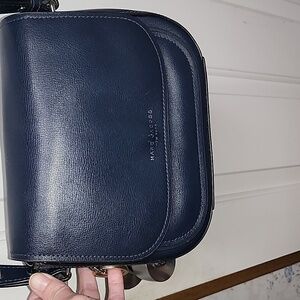 Marc Jacobs Navy Leather Crossbody Bag